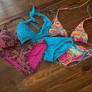 Lot of 3 bikinis